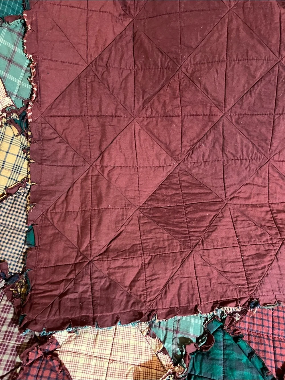 Donna Sharp King Campfire Ragged Quilt 3 pc Set